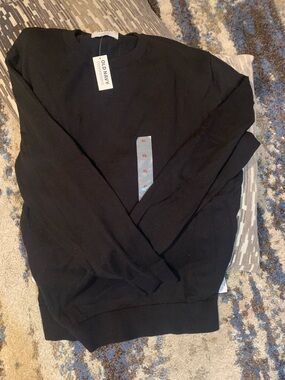 New Old Navy Women’s Black Crewneck Pullover Sweater